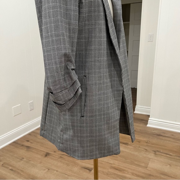 Rachel Zoe Gray Plaid Blazer - Picture 6 of 12